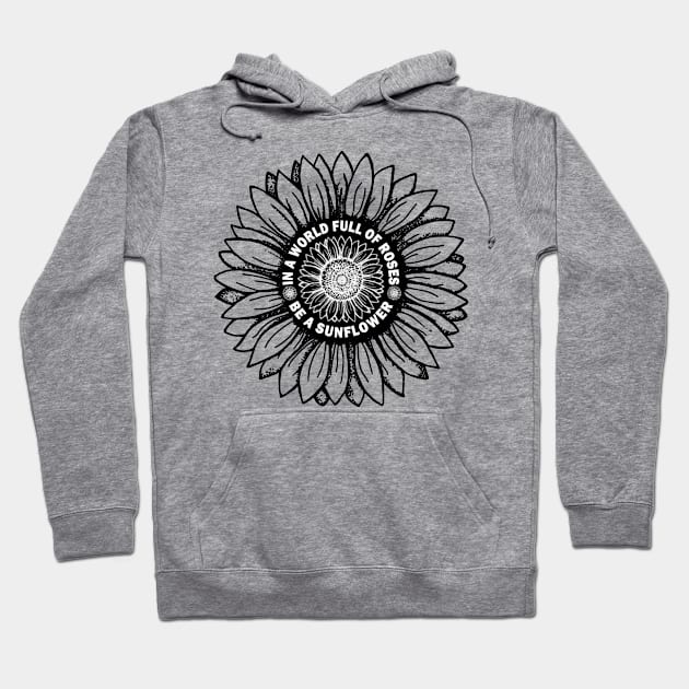 sunflower design Hoodie by bless2015